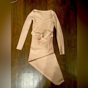 Bandage Style Midi Dress